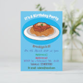 Invitation Illustration de Spaghetti (Debout devant)