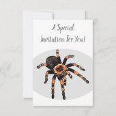 Invitation Illustration de Tarantula (Dos)