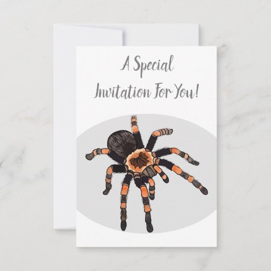 Invitation Illustration de Tarantula (Dos)