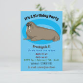 Invitation Illustration de Walrus (Debout devant)