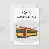 Invitation Illustration du chariot Mata (Dos)