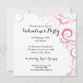 Invitation Illustration du couple de danse Vintage (Dos)