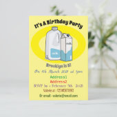 Invitation Illustration du lait (Debout devant)