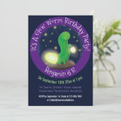 Invitation Illustration du ver vert mou (Debout devant)