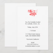 Invitation Illustration d'un livre Vintage de Hanuman (Devant / Derrière)