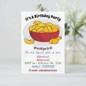 Invitation Illustration d'une puce de pomme de terre (Debout devant)