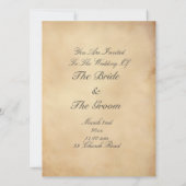 Invitation Illustration d'une voiture de collection des année (Dos)