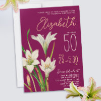 Illustration élégante de fleurs de lys blanches de