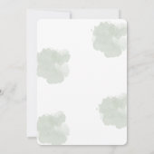 Invitation Illustration élégante des Roses rouges et des Coup (Dos)