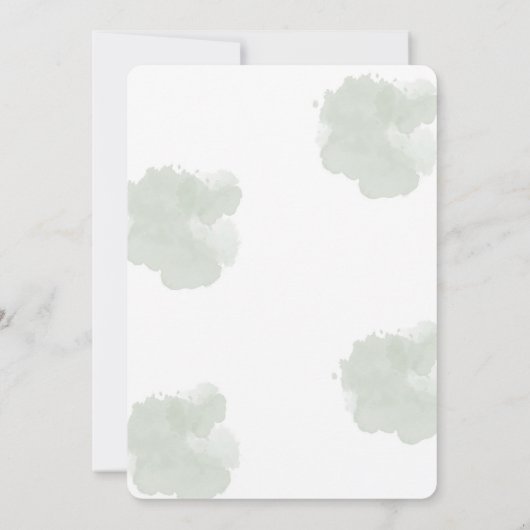 Invitation Illustration élégante des Roses rouges et des Coup (Dos)