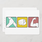 Invitation Illustration FESTIVUS (Devant / Derrière)