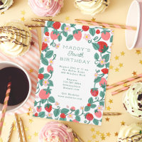 Illustration Fraise Berry Sweet Anniversaire