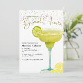 Invitation Illustration Margarita Lime Mariée mexicaine Fiest (Debout devant)
