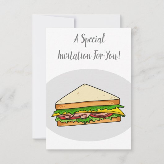 Invitation Illustration Sandwich (Dos)