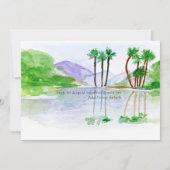 Invitation Illustration Tropical Beach Wedding Icons (Dos)