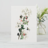 Invitation Illustration vintage Apple Blossom (Debout devant)