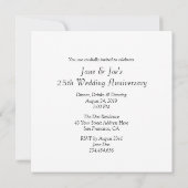 Invitation Illustration vintage de jeunes amoureux (Dos)