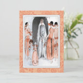 Invitation Illustration vintage des années 1920 (Debout devant)