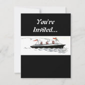 Invitation Illustration Vintage Simple Ship (Devant)