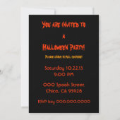 Invitation "illustrations de molly harrison" (Dos)