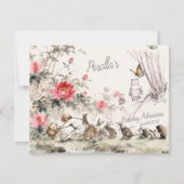 Invitation Illustrations des Aventures de Winnie l'ourson (Devant)