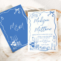 Illustrations dessinées à la main Mariage Doodles