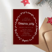 Invitation Illustrations Doodle Stars Noël