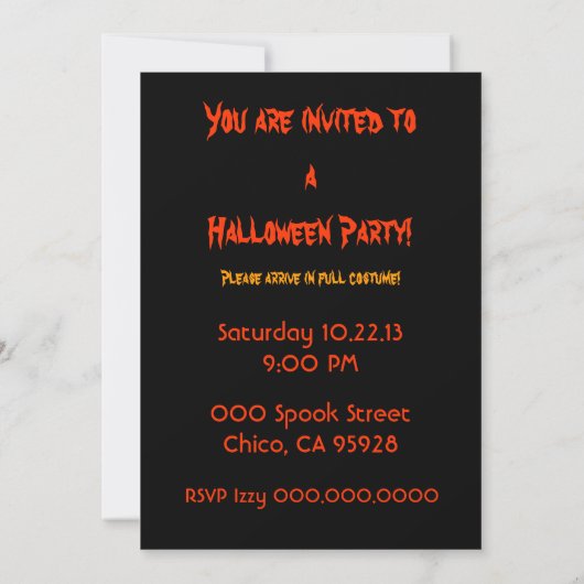 Invitation "illustrations molly harrison" (Dos)