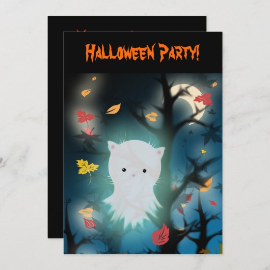 Invitation "illustrations molly harrison" (Devant / Derrière)