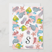 Invitation Illustrations sous-marines d'aquarelle de (Dos)