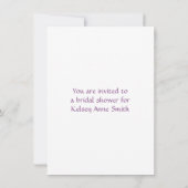 Invitation Illustrations Vintages d'Hydrangée blanche (Dos)