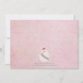 Invitation illustré de la fête de nuit de Hen Bach (Dos)