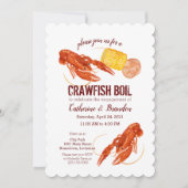 Invitation illustrée pour un Boil de écrevisses (Devant)