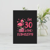 Invitation I'm 30 And Flamazing - Extraordinaire 30th Birthda (Debout devant)