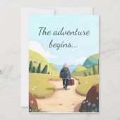 Invitation I'm Outta Here Retirement Party Retro (Dos)