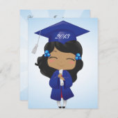 Invitation Im un gradiate (Devant / Derrière)