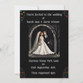 Invitation Image de dessin d'Invitation personnalisé mariage (Devant)