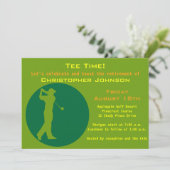 Invitation Image de l'invitation du golfer Retirement Party (Debout devant)
