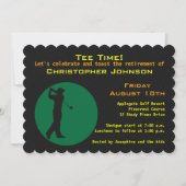 Invitation Image de l'invitation du golfer Retirement Party (Devant)