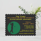 Invitation Image de l'invitation du golfer Retirement Party (Debout devant)