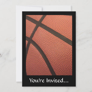 Invitation Image de sport de basket-ball