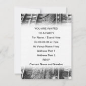 Invitation Image Des Chemins De Fer. (Devant)