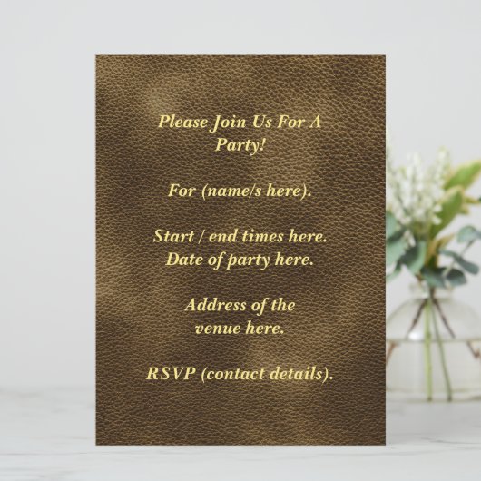 Invitation Image faite sur commande imprimée de monogramme. (Debout devant)