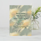 Invitation Imaginaire Bird On Daisies Floral Party (Debout devant)