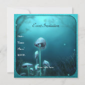 Invitation Imaginaire Bleu enchanté Jardin & Frame Event (Dos)