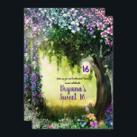 Invitation Imaginaire Bois Enchantée Forêt douce 16<br><div class="desc">Personnaliser pour tout événement.</div>