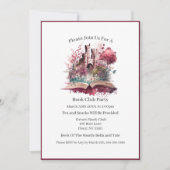 Invitation Imaginaire Book Lover, Book Club (Devant)