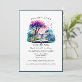 Invitation Imaginaire Book Lover Fairy, Book Club (Debout devant)