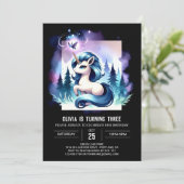 Invitation Imaginaire Cheval doux Anniversaire (Debout devant)