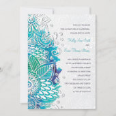 Invitation Imaginaire d'aquarelle (Devant)